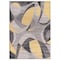 World Rug Gallery Modern Geometric Circular Harmony Non Shedding Soft Area Rug 5' x 7' Yellow 393YELLOW5x7 - alternate 2